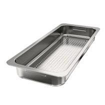 Cesto escorredor franke 40cm retangular para cuba box em aço inox 14487