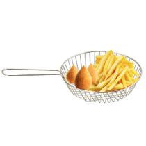 Cesto Estanhado para Batata Frita Salgados Pastel