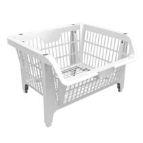 Cesto Expositor 435 x 280 x 375 mm Branco - 42502 - Presto