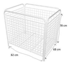 Cesto Expositor Fraldas Farmácia Bola - Branco