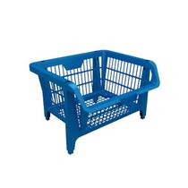 Cesto Expositor Prático Azul Pequeno com 5 Unidades - Presto Cesto Expositor Prático Azul Pequeno com 5 Unidades - Presto