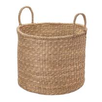 Cesto Fibra Natural Decoração Multiuso Organizador Cestaria Cesto Fibra Natural Decoração Multiuso Organizador Cestaria