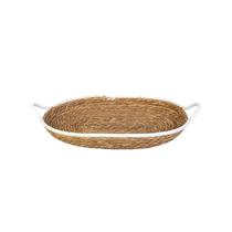 Cesto Fibra Natural E Algodao C/alca 46cm Branco Paramount Cesto Fibra Natural E Algodao C/alca 46cm Branco Paramount