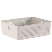 Cesto flow 27 x 22 x 9 bege Cesto flow 27 x 22 x 9 bege