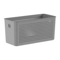 Cesto Flow 27x12x13cm Chumbo CFW150CHF - Ou Cesto Flow 27x12x13cm Chumbo CFW150CHF - Ou