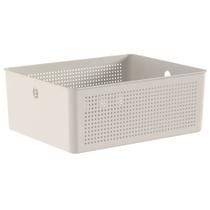 Cesto flow 34 x 27 x 13 bege Cesto flow 34 x 27 x 13 bege