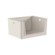 Cesto flow com abertura frontal bege fechado cfw 1000 ou