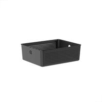 Cesto Flow Organizador Multiuso 27X22 Preto Cesto Flow Organizador Multiuso 27X22 Preto