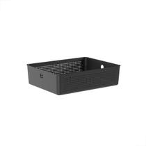 Cesto Flow Organizador Multiuso 34X27Cm Preto