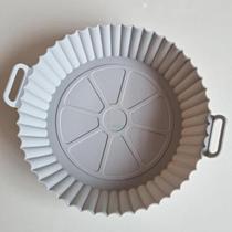 Cesto Forma de Silicone AirFryer 20cm Protetor Antiaderente Cesta Fritadeira Bandeja Reutilizável Air Fry Air Fryer Cesto Forma de Silicone AirFryer 20cm Protetor Antiaderente Cesta Fritadeira Bandeja Reutilizável Air Fry Air Fryer