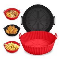 Cesto Forma De Silicone Airfryer 20cm Protetor Antiaderente Cesto Forma De Silicone Airfryer 20cm Protetor Antiaderente