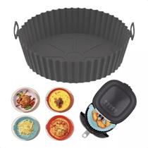 Cesto Forma De Silicone Airfryer 20cm Protetor Antiaderente