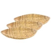 Cesto fruteira oval seagrass natural 46cm