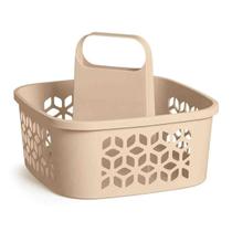 Cesto Funcional Alça Organizador Produtos Limpeza Plástico