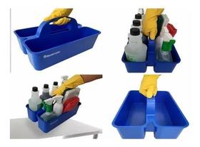 Cesto Funcional Bralimpia Organizador De Produtos De Limpeza