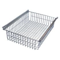 Cesto Gaveta Aramado Cromado com Corrediça para Cozinhas Quartos Casa M22 Cesto Gaveta Aramado Cromado com Corrediça para Cozinhas Quartos Casa M22