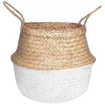 Cesto Gist Seagrass Base White 38cm 8257 - Mimo Style Cesto Gist Seagrass Base White 38cm 8257 - Mimo Style
