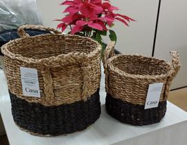 Cesto importado bangladesh - conjunto 2 unidades
