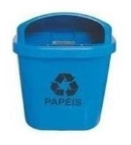 Cesto Individual Coleta Seletiva 40 L Para Poste Ou Parede Cesto Individual Coleta Seletiva 40 L Para Poste Ou Parede