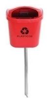 Cesto Individual Coleta Seletiva 40 Litros Com Poste 4 Unid Cesto Individual Coleta Seletiva 40 Litros Com Poste 4 Unid