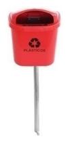 Cesto Individual Coleta Seletiva 40 Litros Com Poste 4 Unid Cesto Individual Coleta Seletiva 40 Litros Com Poste 4 Unid