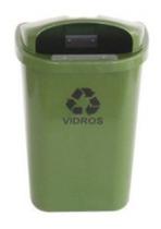 Cesto Individual Para Coleta Seletiva De 50l Sem Poste (st6) Cesto Individual Para Coleta Seletiva De 50l Sem Poste (st6)