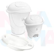 Cesto ,Lixeira e Banheira Fofura Adoleta Branco