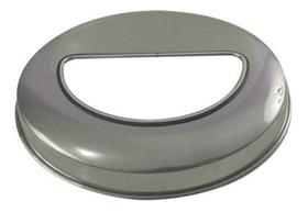 Cesto Lixeira Em Inox Com Aro Meia Lua 13,5 L Pia E Chão