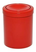 Cesto Lixeira Plástico De 12 Litros Com Tampa Meia Esfera