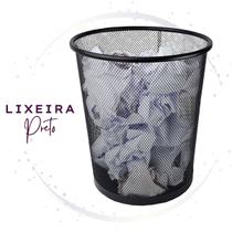 Cesto lixeira preto 10l, cesta de lixo Cesto lixeira preto 10l, cesta de lixo