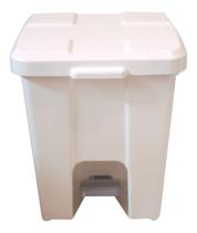 Cesto Lixeira Quadrada Plastica Com Pedal 25 Litros Branco Cesto Lixeira Quadrada Plastica Com Pedal 25 Litros Branco