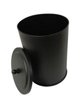 Cesto Lixeira Tampa Simples de Pia Bancada Banheiro Lavabo Inox 304 Preto Fosco 03lts Ecobin Cesto Lixeira Tampa Simples de Pia Bancada Banheiro Lavabo Inox 304 Preto Fosco 03lts Ecobin