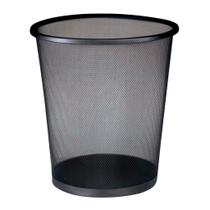 Cesto Lixo Aço Basket 16L Preta - Mor