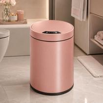Cesto Lixo Automático 12L Inox Rose Gold Sensor Sem Toque Premium Anti Odor Cesto Lixo Automático 12L Inox Rose Gold Sensor Sem Toque Premium Anti Odor