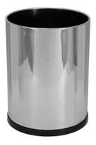 Cesto Lixo Em Aço Inox Sem Tampa Home Ou Office 13,5 L Cesto Lixo Em Aço Inox Sem Tampa Home Ou Office 13,5 L