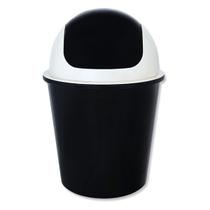 Cesto Lixo Preto Lixeira Com Tampa Basculante 7 Litros Usual Cesto Lixo Preto Lixeira Com Tampa Basculante 7 Litros Usual