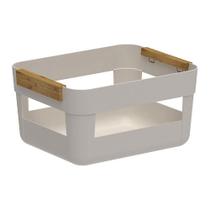 Cesto Lume Alça em Bambu Bege Fechado 14,5x22,5x28,5cm CLB100BGF - Ou Cesto Lume Alça em Bambu Bege Fechado 14,5x22,5x28,5cm CLB100BGF - Ou