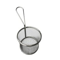 Cesto mini hauskraft de inox aramado prata 8,5cm