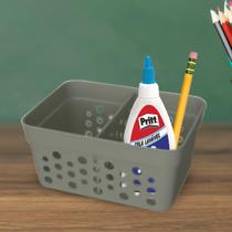 Cesto Mini Organizador C 1 Divisoria Mini Marrom Empilhável