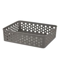 Cesto Moderno Organizador Decorativo Médio Closet Otimização De Espaço Empilhável Multiuso