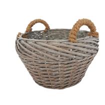 Cesto multi uso redondo em vime natural Cesto multi uso redondo em vime natural