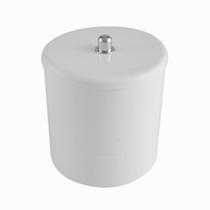 Cesto Multiuso Astra 6L 21cm x 25cm Branco Ct4 Br1