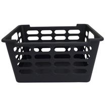Cesto Multiuso Atenas Pequeno 25x15,5x29,5 Preto Arqplast Cesto Multiuso Atenas Pequeno 25x15,5x29,5 Preto Arqplast