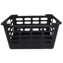 Cesto Multiuso Atenas Pequeno 25x15,5x29,5 Preto Arqplast Cesto Multiuso Atenas Pequeno 25x15,5x29,5 Preto Arqplast