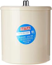 Cesto multiuso c/tampa 20x25cm astra- argila