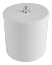 Cesto Multiuso C/tampa Diam 20x25cm - Branco