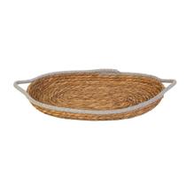 Cesto Multiuso De Fibra Natural Algodão Com Alça 46x27cm
