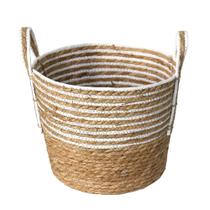 Cesto Multiuso De Fibra Natural Com Alça Cesto Multiuso De Fibra Natural Com Alça