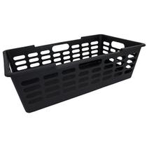 Cesto Multiuso Grande Atenas Preto 29x15x51Cm 25463 Arqplast Cesto Multiuso Grande Atenas Preto 29x15x51Cm 25463 Arqplast