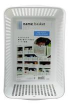 Cesto Multiuso Inomata Organizador Resistente Japão Branco